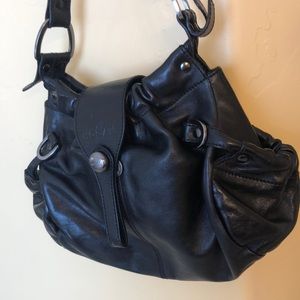 Hogan black leather bag